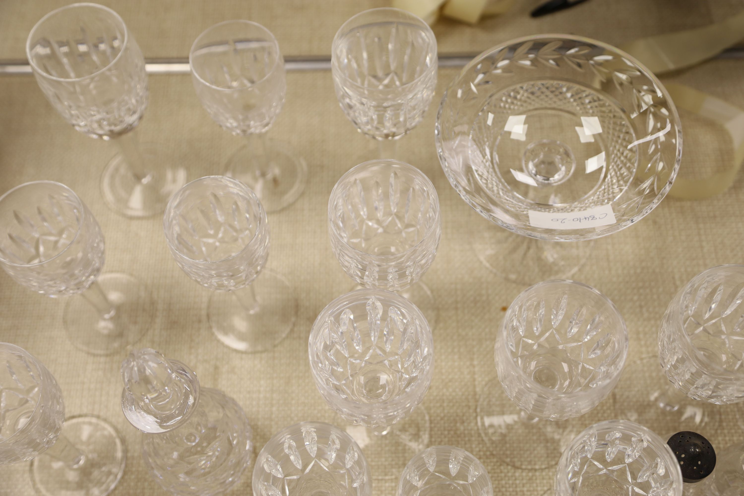 A quantity of Waterford glassware